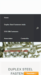 Mobile Screenshot of duplexsteel-fasteners.com